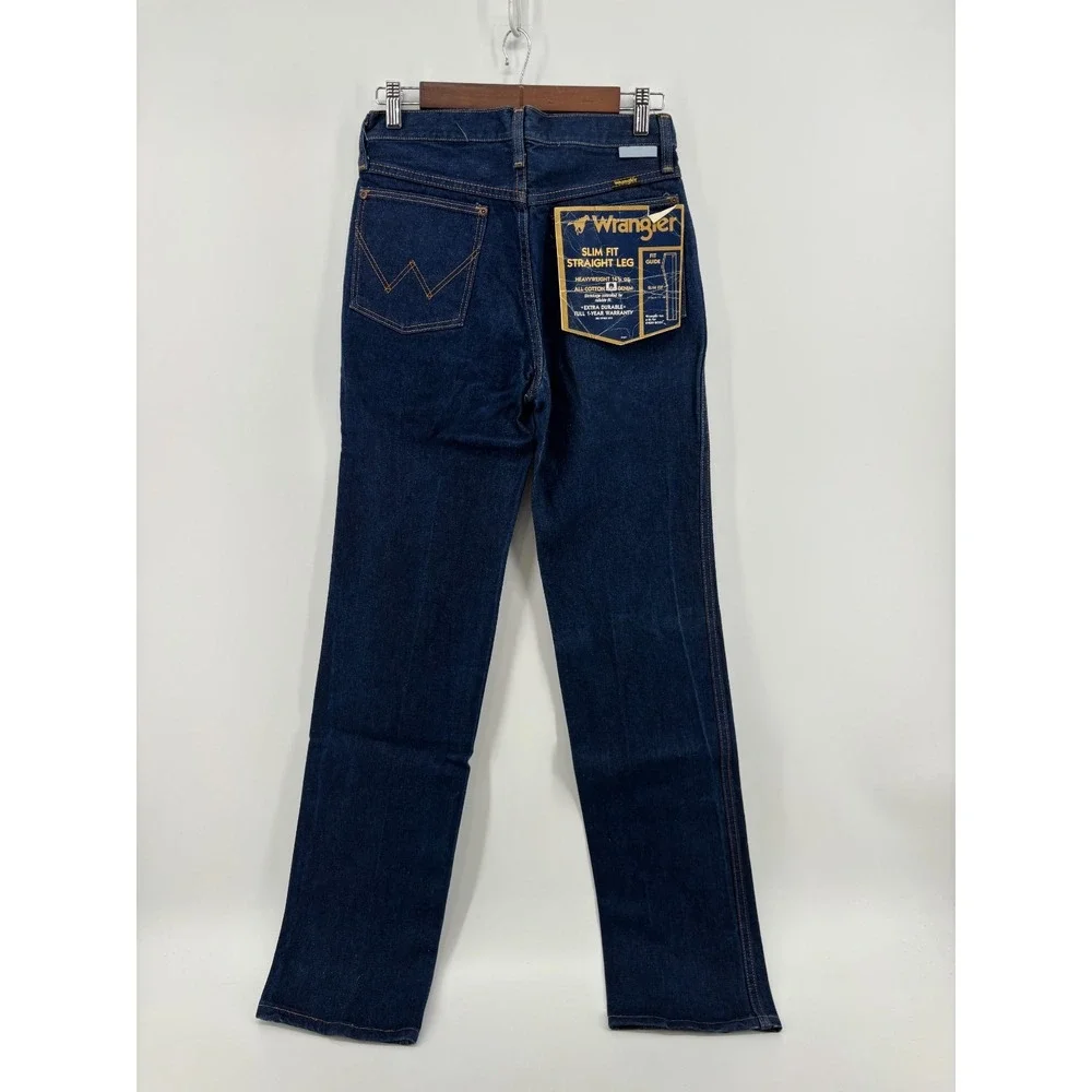 Wrangler ProRodeo Slim Fit Straight Leg Jeans Mens 30x33 Blue Denim NWT